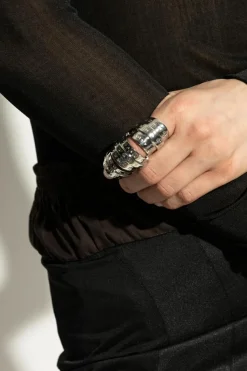 MM6 Maison Margiela SILVER Brass ring