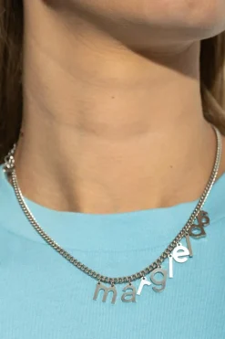 MM6 Maison Margiela SILVER Necklace with logo