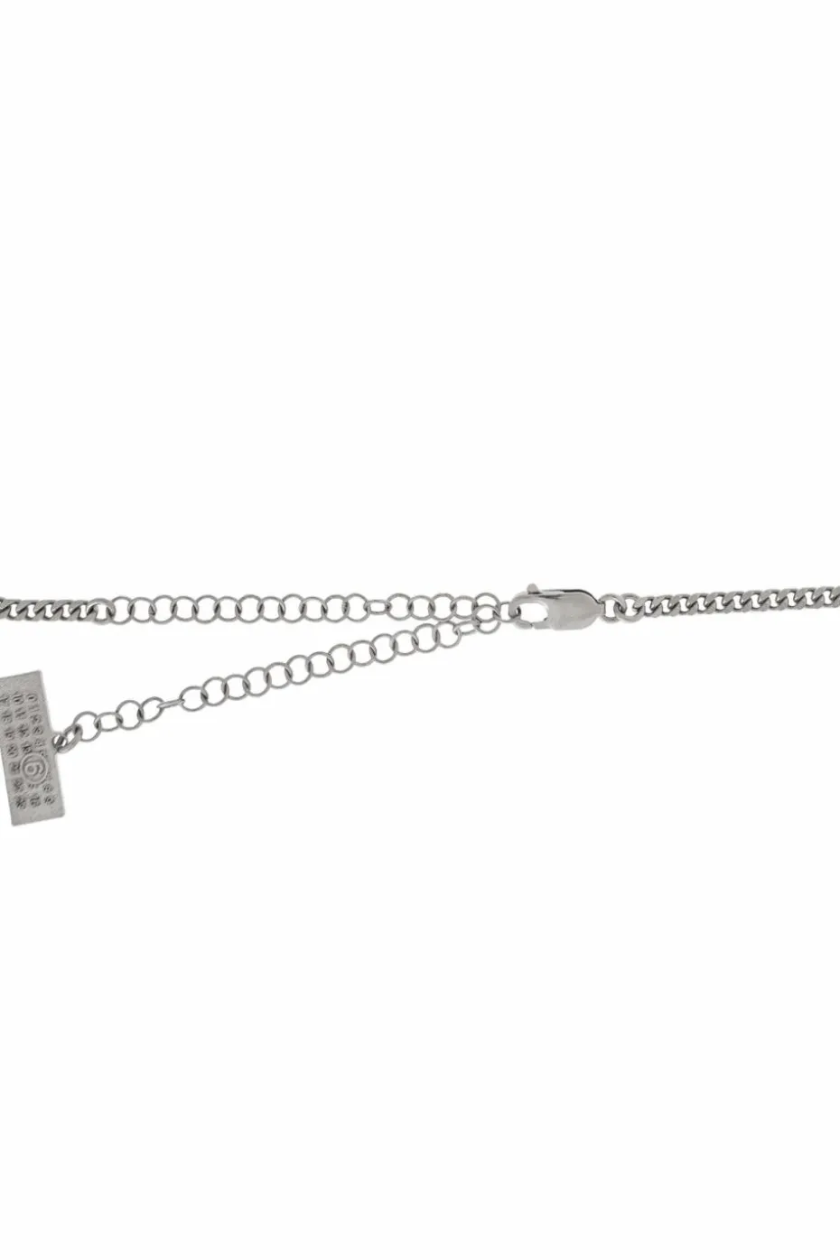 MM6 Maison Margiela SILVER Necklace with logo