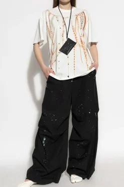 MM6 Maison Margiela WHITE T-shirt with print