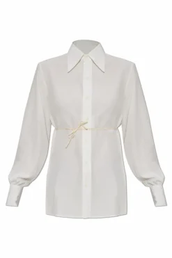 MM6 Maison Margiela WHITE Shirt with side slits