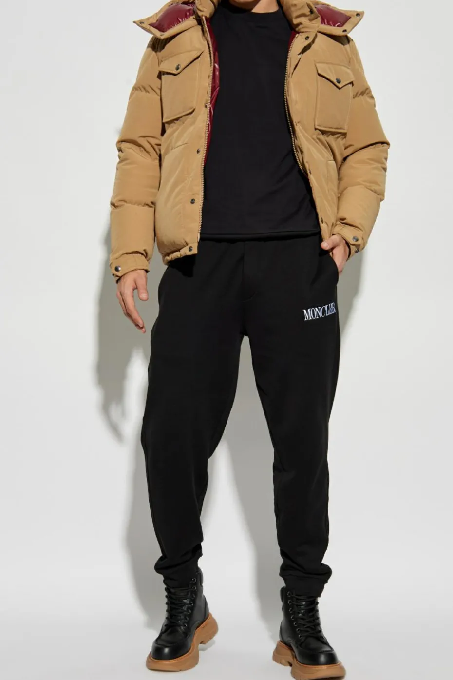 Moncler beige Down jacket Fornas