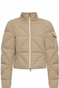 Moncler beige Down jacket `Kwros`