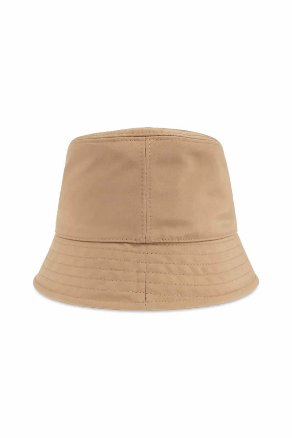 Moncler beige Hat with logo patch