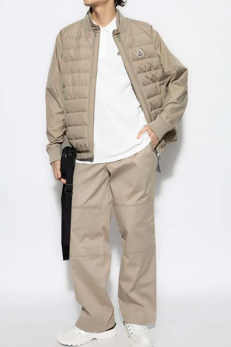 Moncler beige Pants with logo