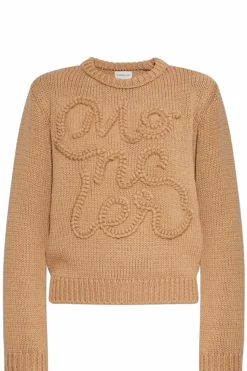 Moncler beige Patterned sweater