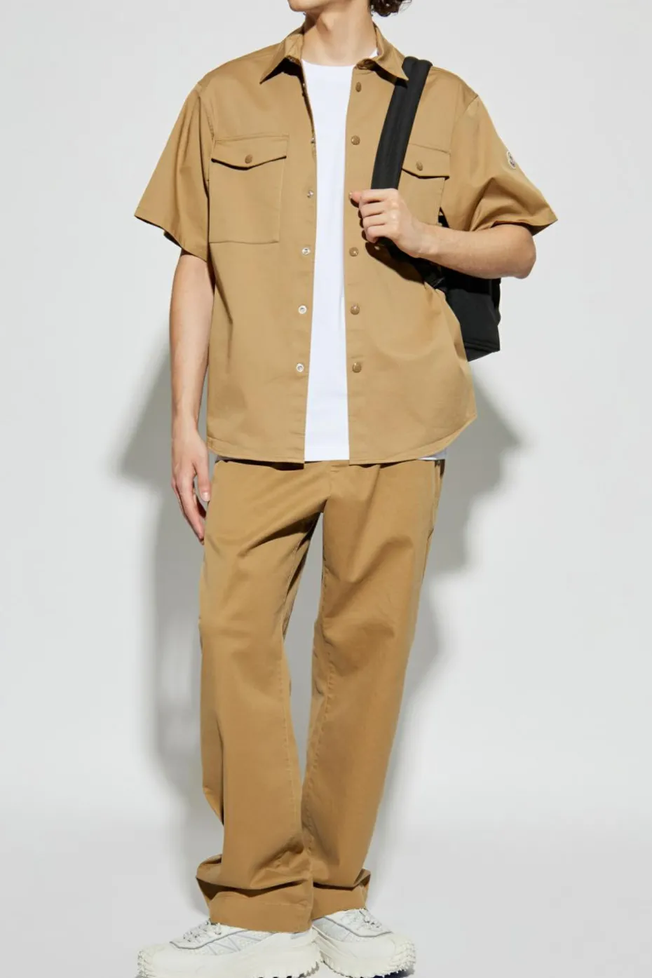 Moncler beige Shirt with logo