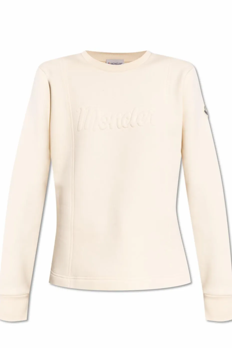 Moncler beige Sweatshirt with logo