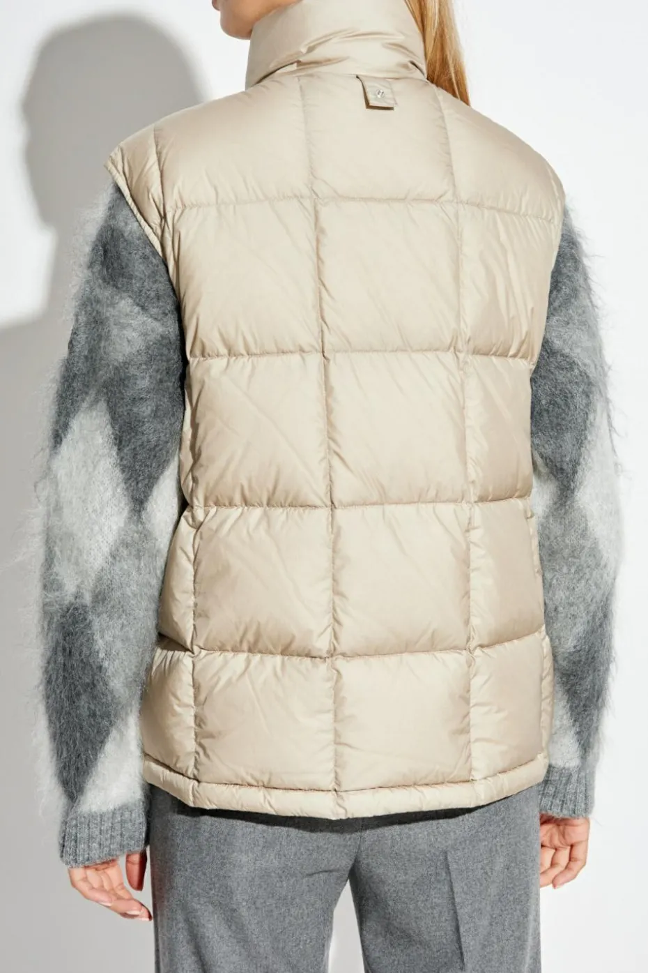 Moncler beige Two-layer jacket Almandine