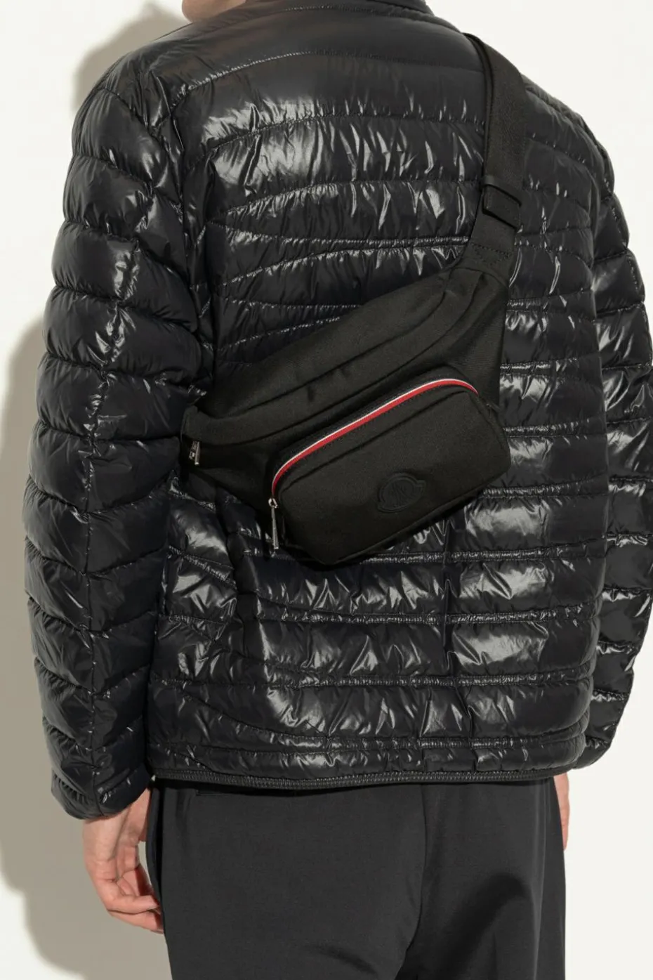Moncler BLACK Belt Bag 'Durance'
