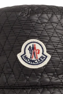 Moncler BLACK Bucket hat with logo