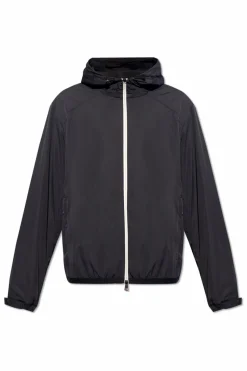 Moncler BLACK ‘Clapier’ rain jacket