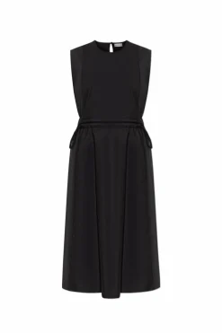 Moncler BLACK Dress with logo