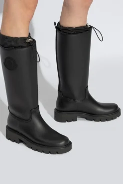 Moncler BLACK Kickstream Rain Boots