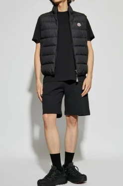 Moncler BLACK Logo shorts