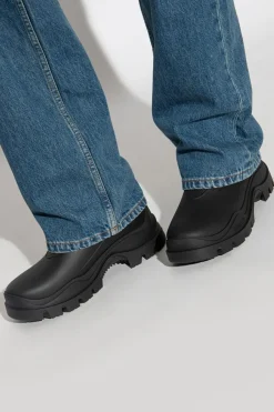 Moncler BLACK 'Misty' rain boots