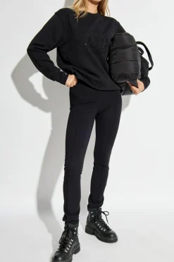 Moncler BLACK Oversize sweatshirt Maglia