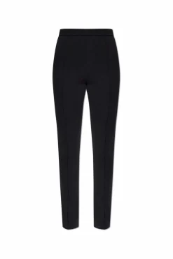 Moncler BLACK Pants with pleats