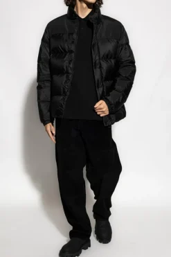 Moncler BLACK Polo with logo patch