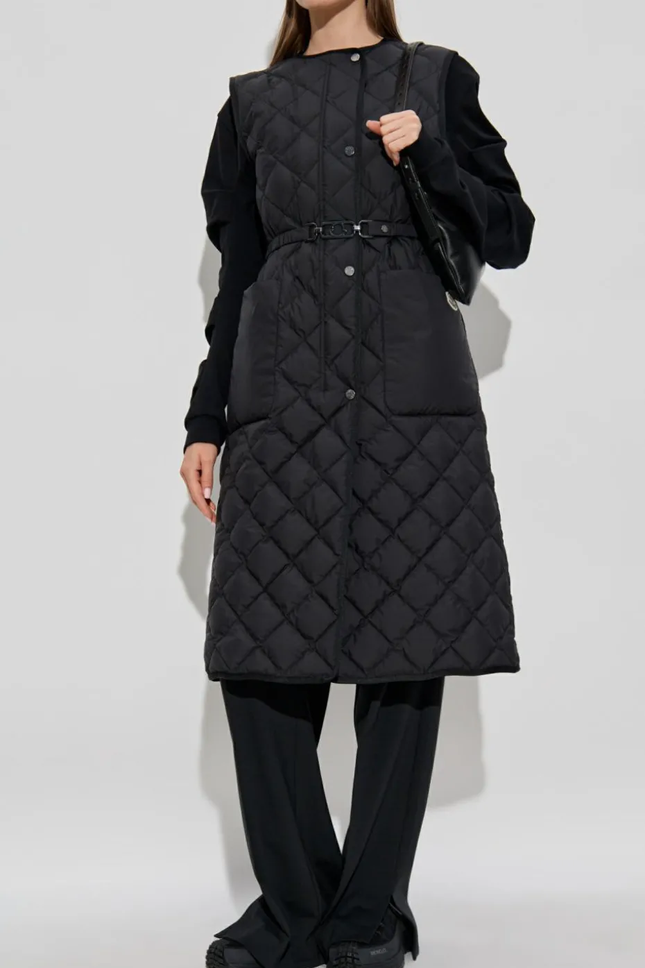 Moncler BLACK Puffer vest "Butor"