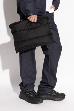 Moncler BLACK Quilted bag with logo