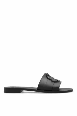 Moncler BLACK Rubber flip-flops