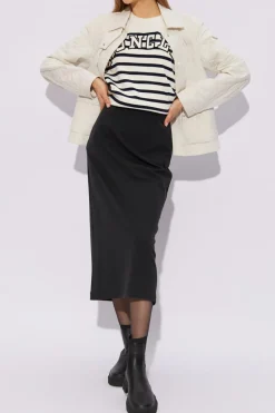 Moncler BLACK Skirt with logo