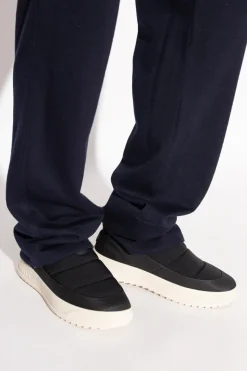 Moncler BLACK Sports shoes with logo patch
