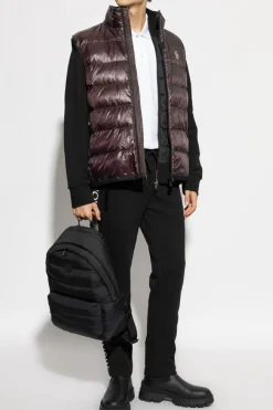 Moncler BLACK Sweatpants with logo
