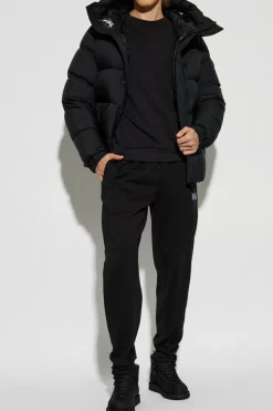 Moncler BLACK Sweatpants with logo