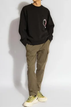 Moncler BLACK Sweatshirt with logo