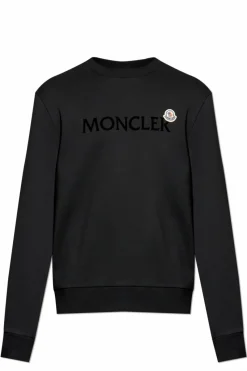 Moncler BLACK Sweatshirt with logo