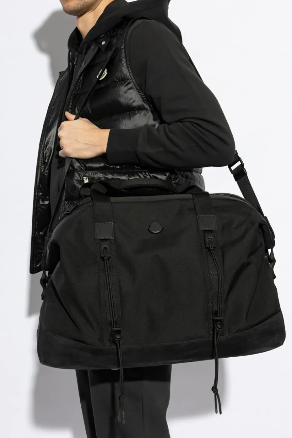 Moncler BLACK Travel bag with logo