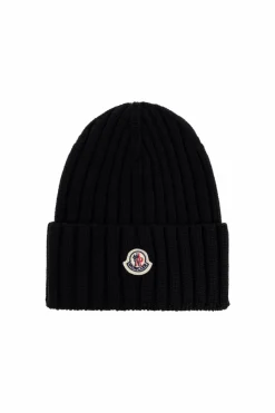 Moncler BLACK Wool hat