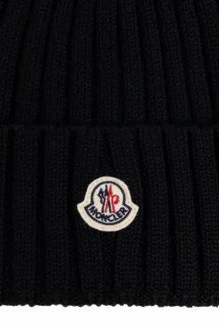 Moncler BLACK Wool hat