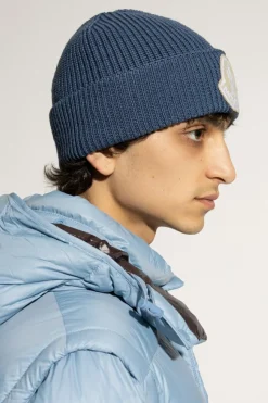Moncler BLUE Cap with logo patch