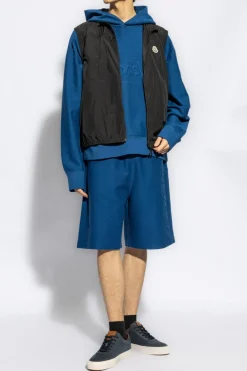 Moncler BLUE Hooded sweatshirt