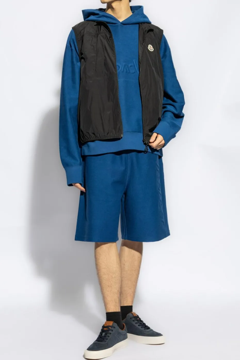 Moncler BLUE Hooded sweatshirt