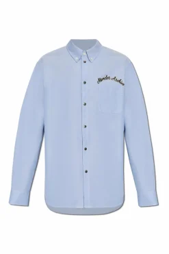 Moncler BLUE Shirt with pocket