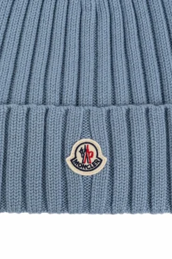 Moncler BLUE Wool hat