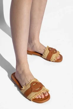 Moncler BROWN ‘Bell’ Slides