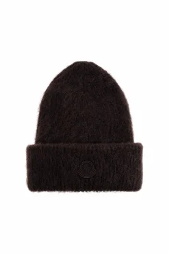 Moncler BROWN Cap with logo patch