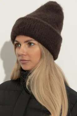 Moncler BROWN Cap with logo patch
