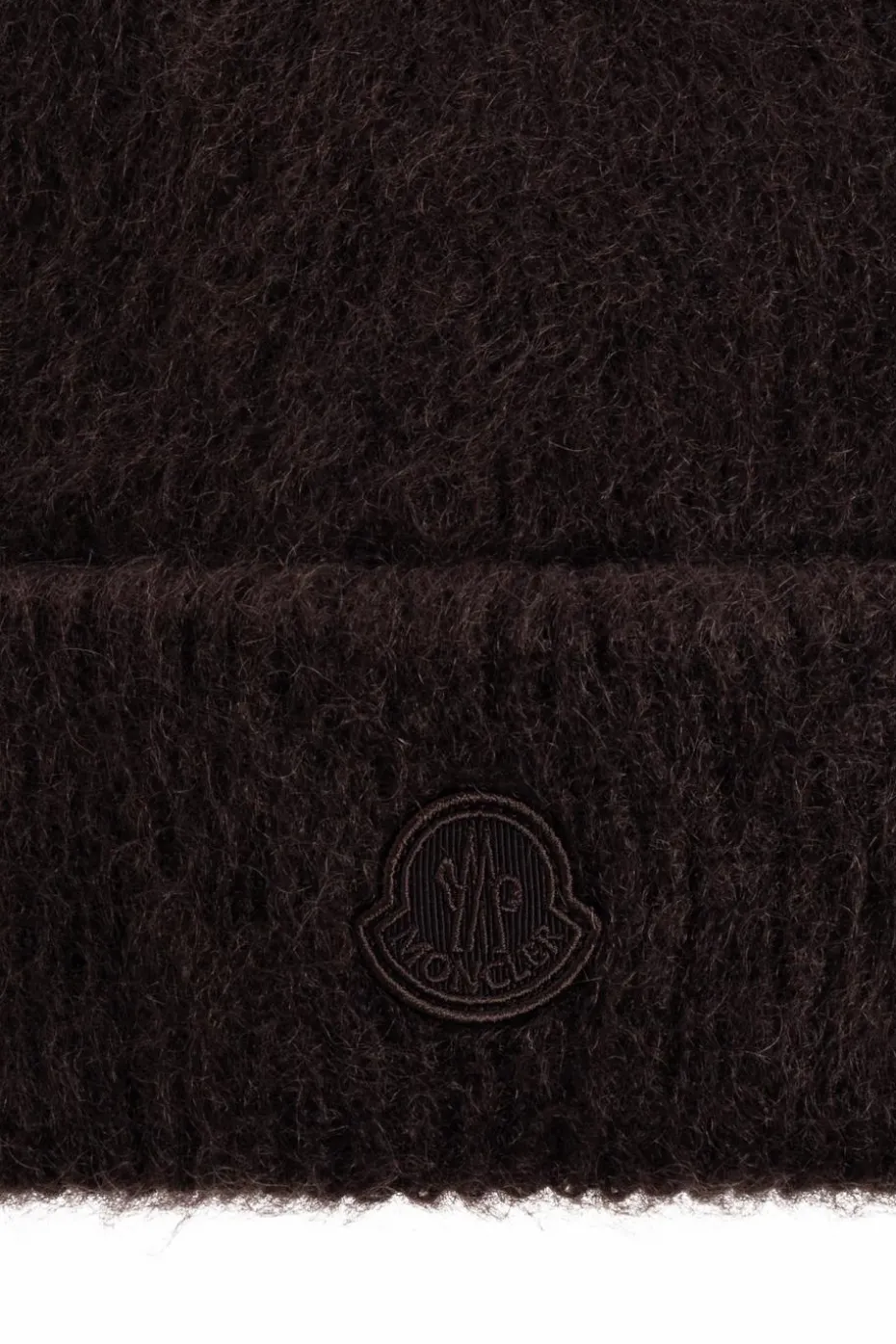 Moncler BROWN Cap with logo patch