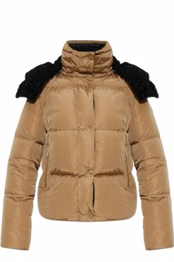 Moncler BROWN Down jacket "Castelnou"