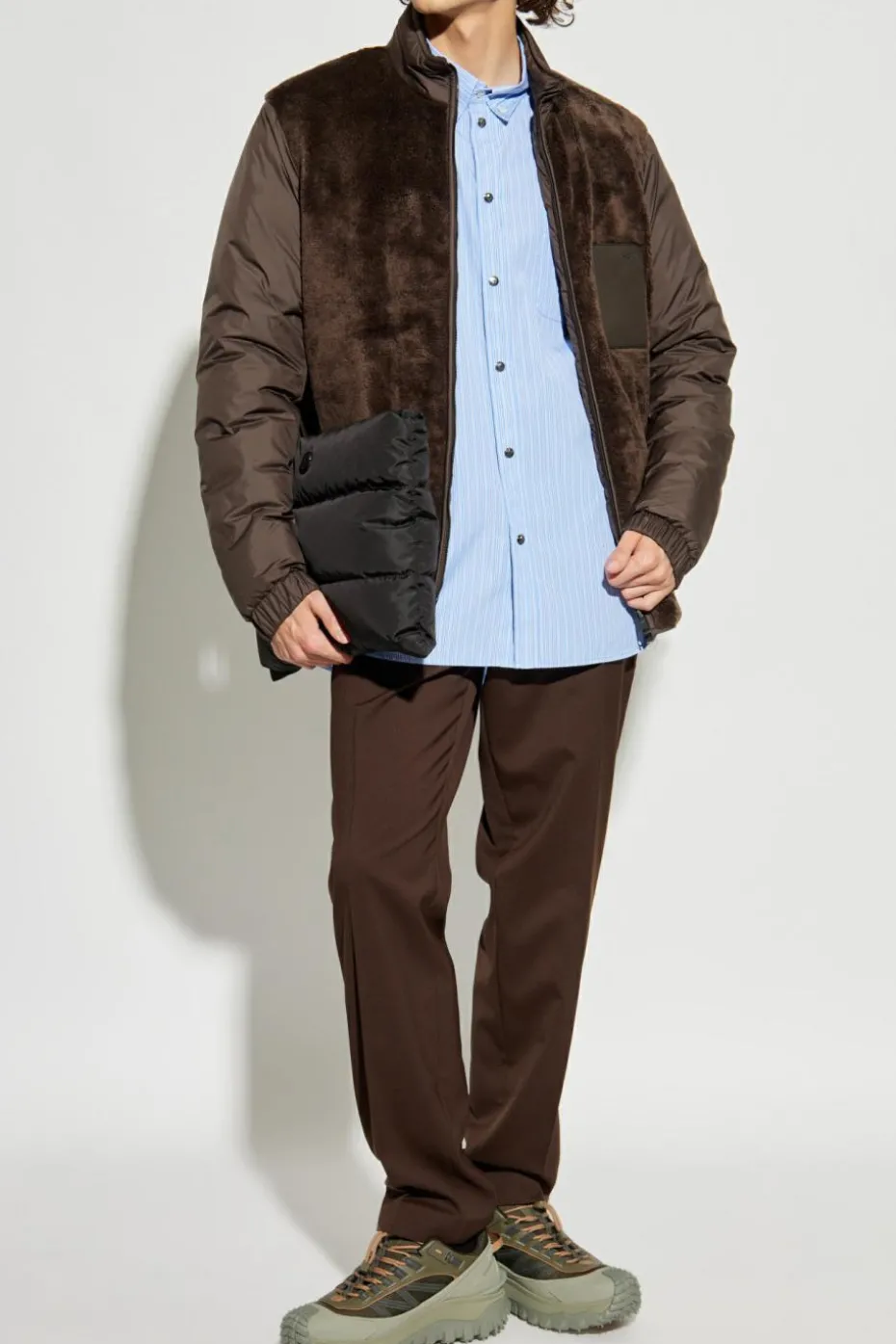 Moncler BROWN Reversible Jacket `Livra`