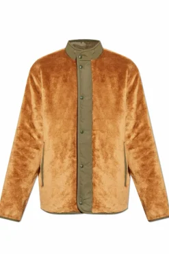 Moncler BROWN Reversible jacket `Rentigant`