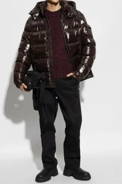 Moncler BURGUNDY Wool Sweater