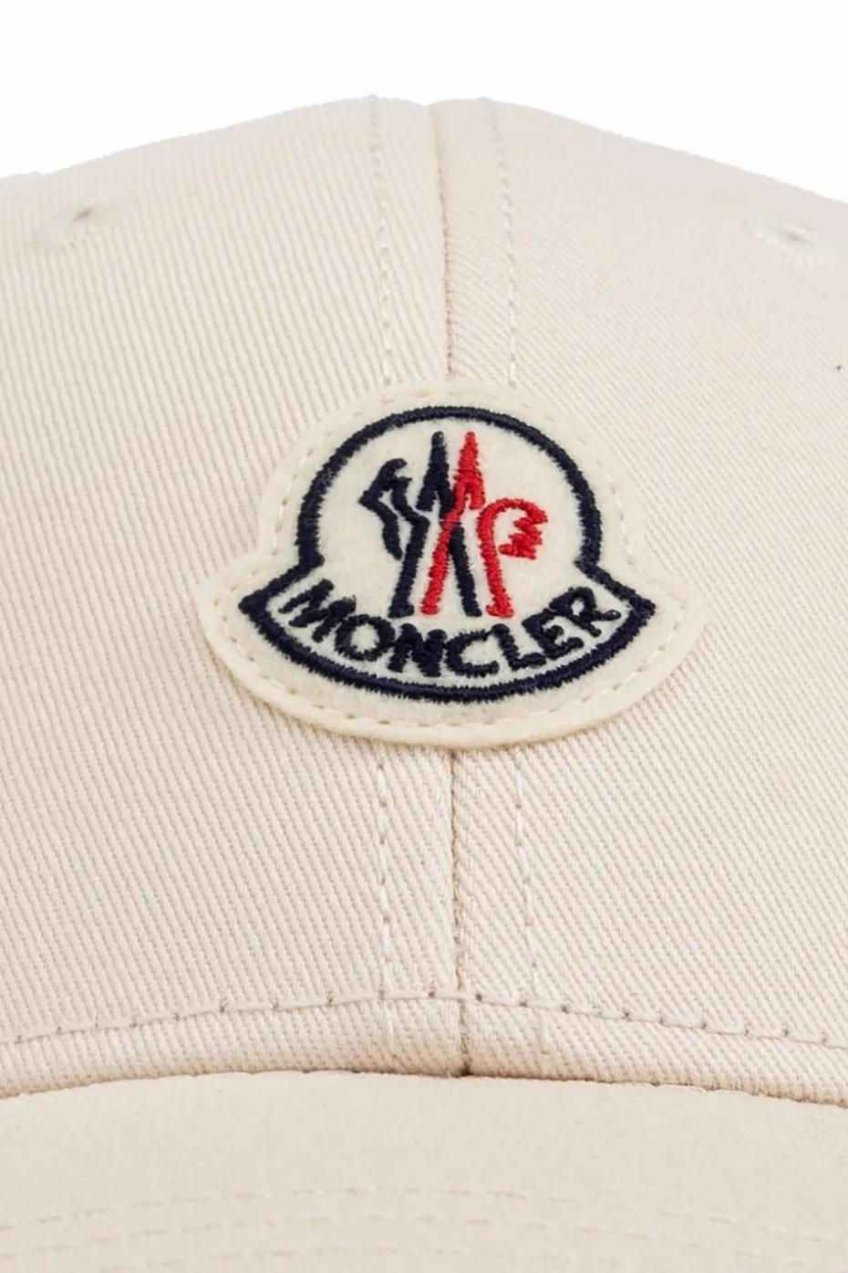 Moncler cream Baseball cap