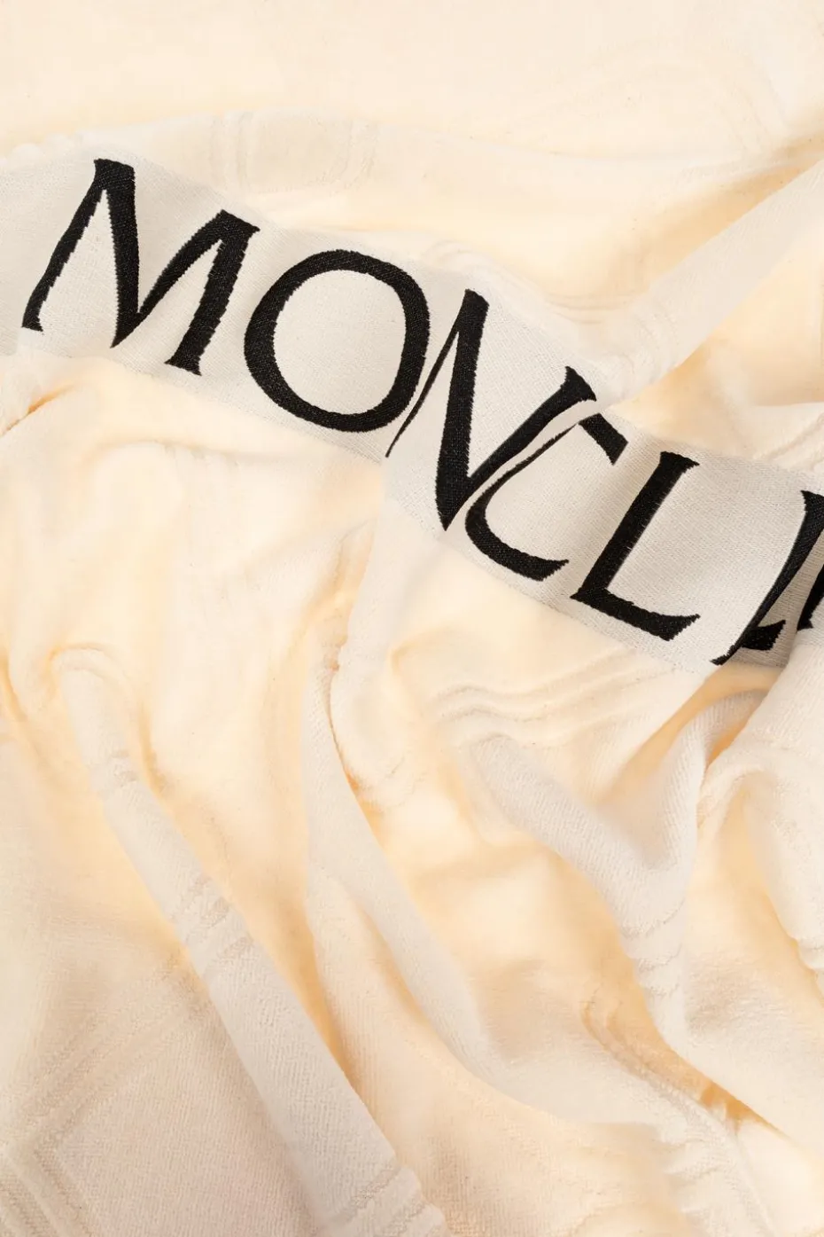 Moncler cream Bath towel